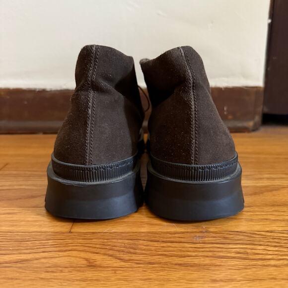 TO BOOT NEW YORK | Adam Derrick | Brown Suede 90s Style Lug Sole Chukka Boot 7.5 - Picture 3 of 9